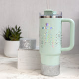 Silver Glitter Diamond Silicone Silicone Protective Boot for Tumbler