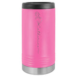 Personalized Birth Flower Skinny Can Cooler