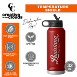 Louisiana Ragin Cajuns 32 OZ Insulated Water Bottle