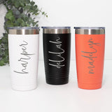 Personalized Name 20 OZ Tumbler with Slider Lid