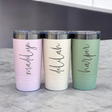 Personalized Name 20 OZ Tumbler with Slider Lid