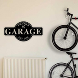 Personalized Garage Sign with Established Date