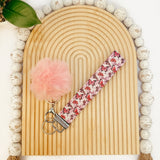 Fly Away with Me Leather Keychain