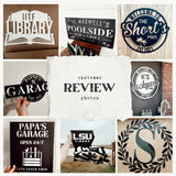 Family Name Patio Metal Sign